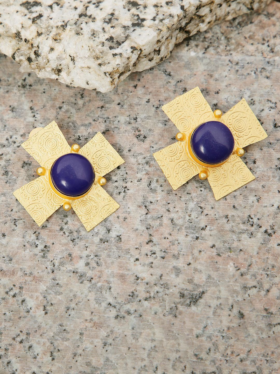 

XAGO Contemporary Drop Earrings, Blue