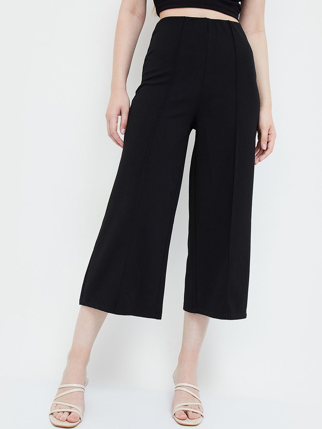 

CODE by Lifestyle Women Culottes Trousers, Black