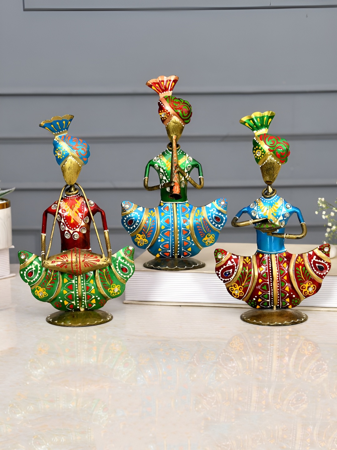 

Aura Blue Figurine Showpiece