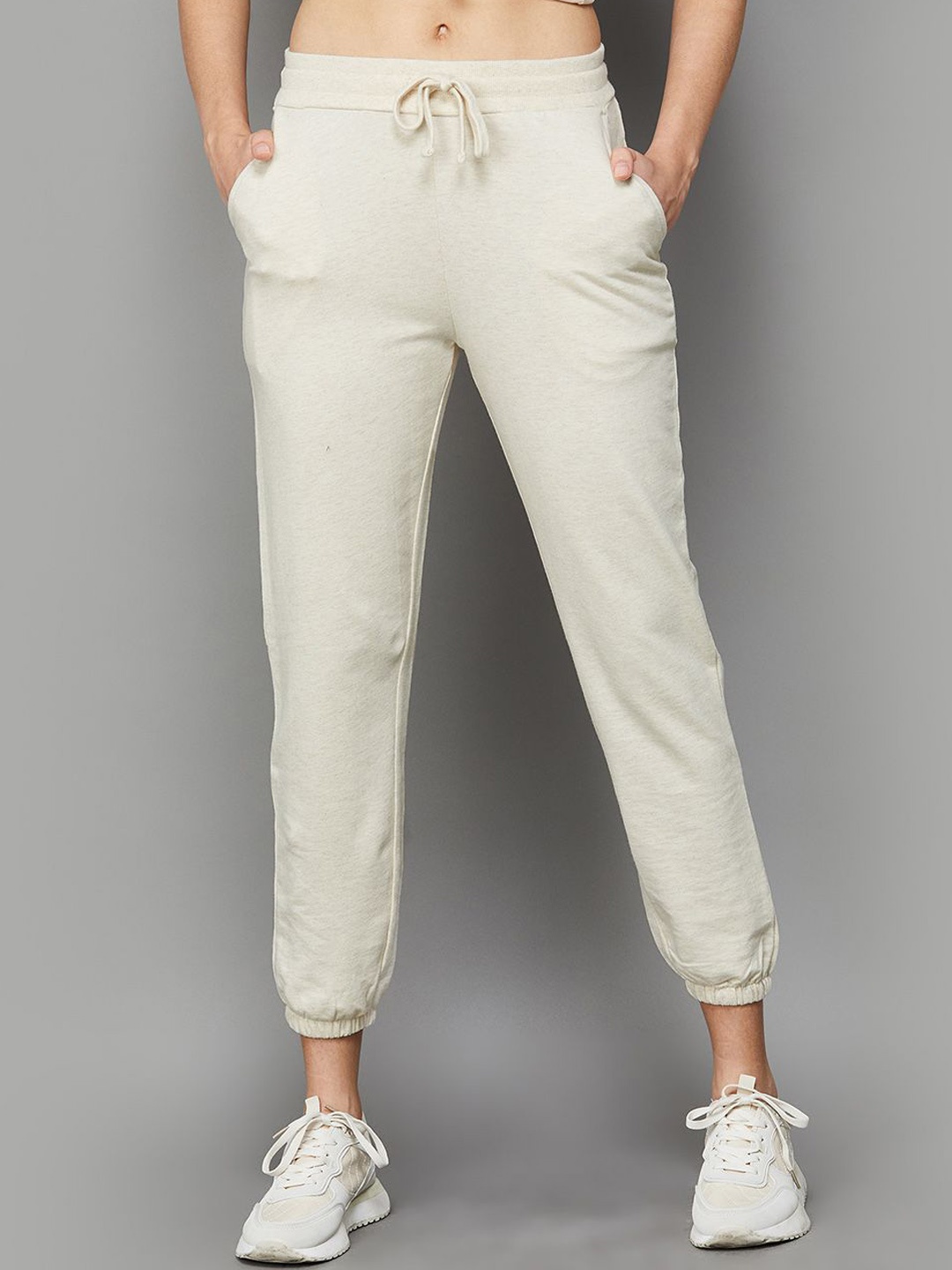 

Fame Forever by Lifestyle Women Joggers Trousers, Grey melange