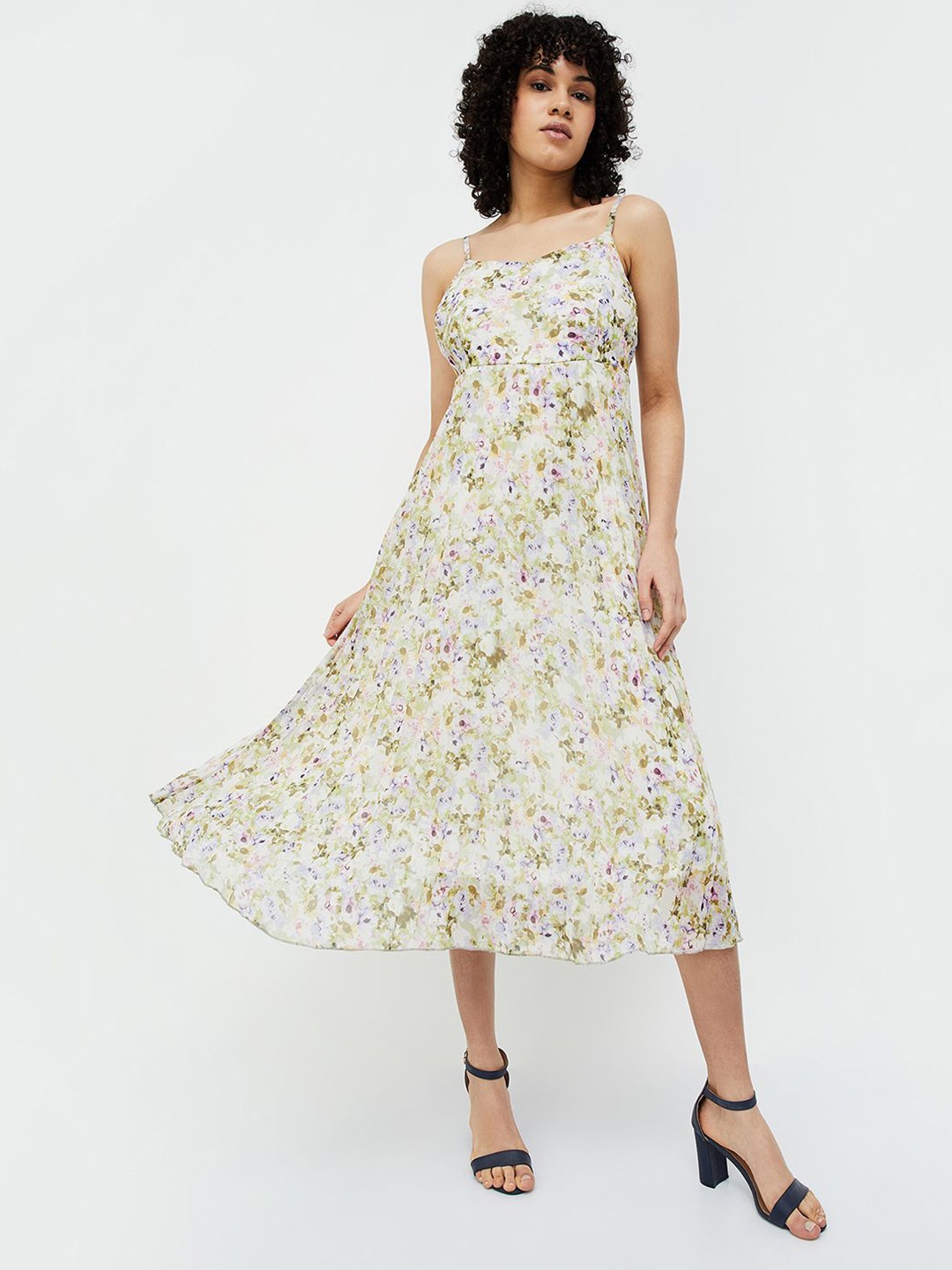 

Ginger by Lifestyle Floral Print Empire Midi Dress, Multi