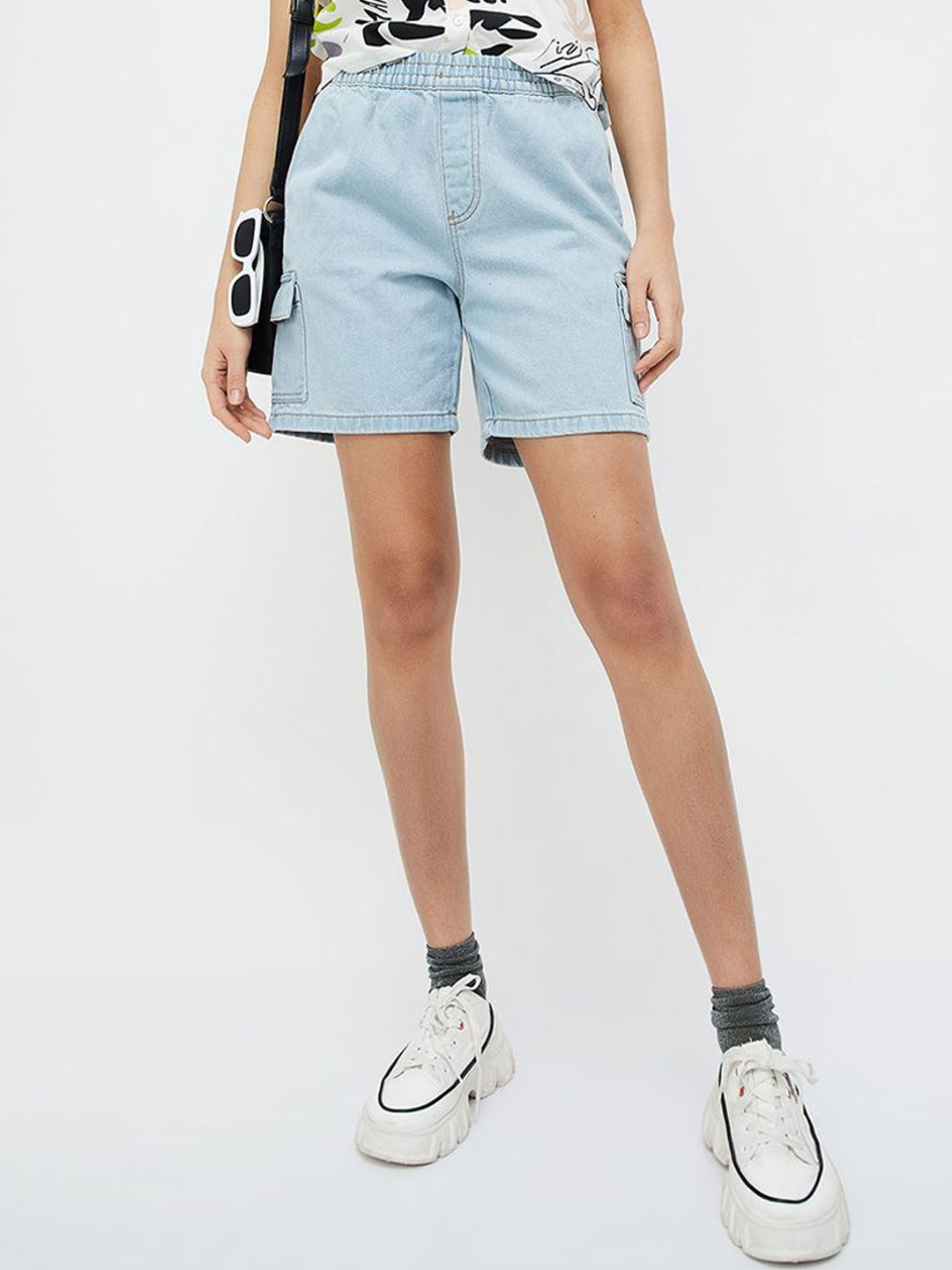 

Ginger by Lifestyle Women Shorts, Blue