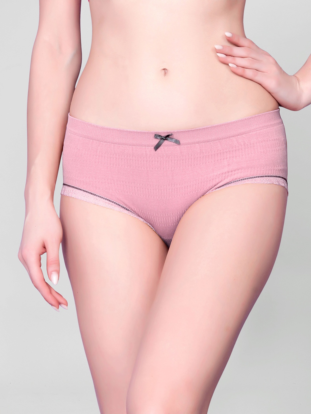 

Flenzy Seamless Hipster Briefs, Pink