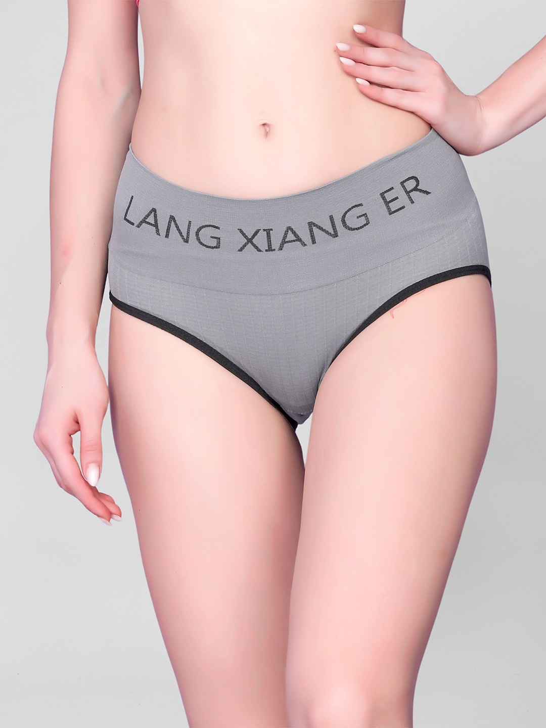 

Flenzy Hipster Panty Briefs GP110_GR, Grey