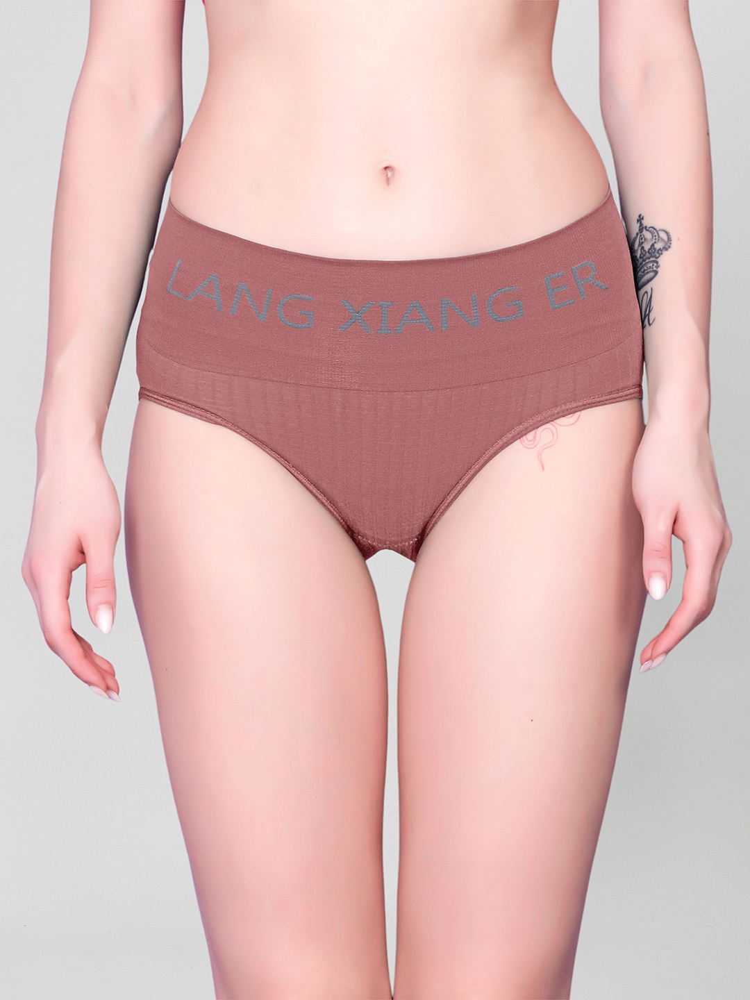 

Flenzy Mid-Rise Hipster Seamless Briefs GP110_LPL, Peach