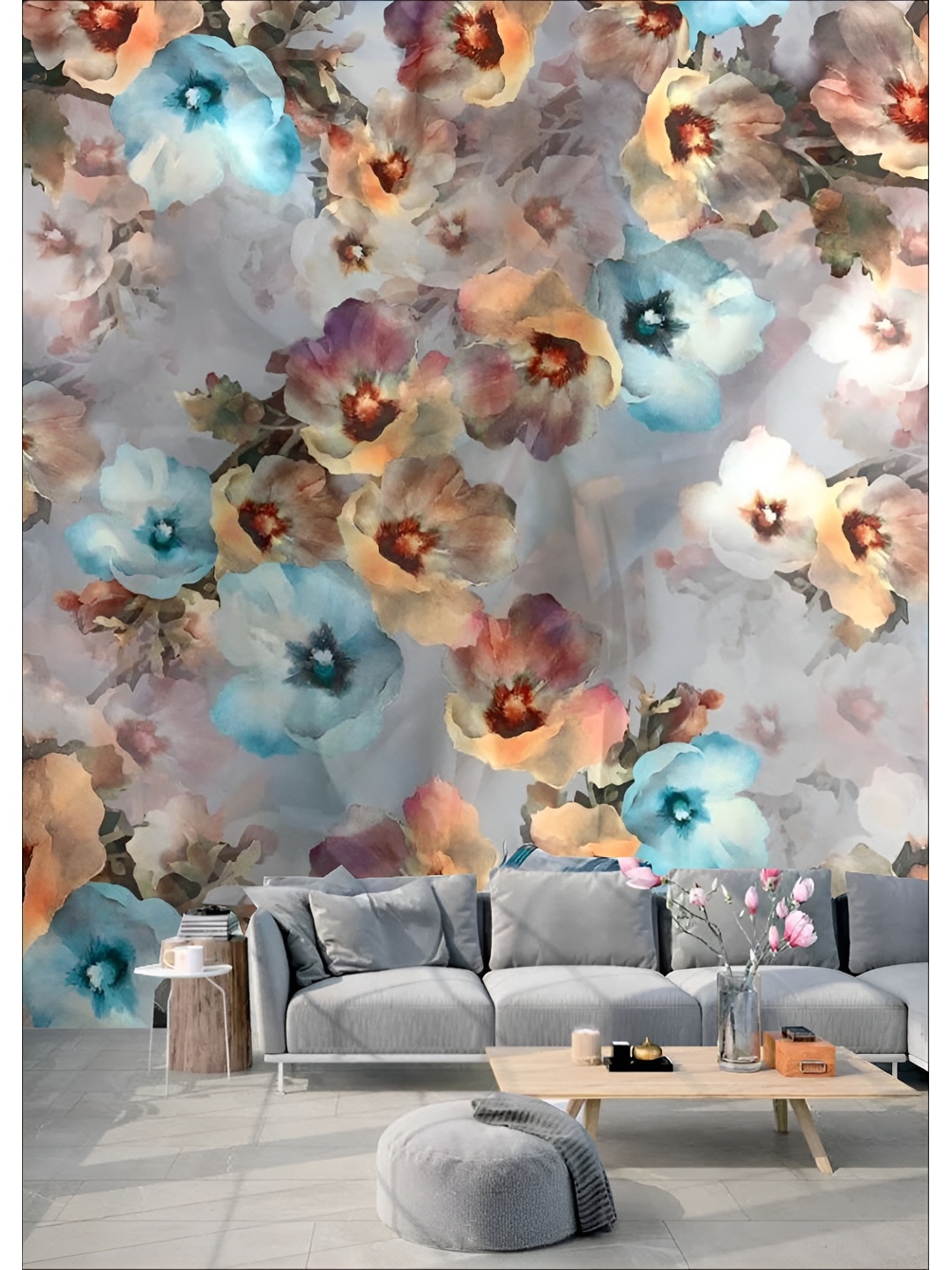 

Aura Grey Printed Self-Adhesive Wall Sicker