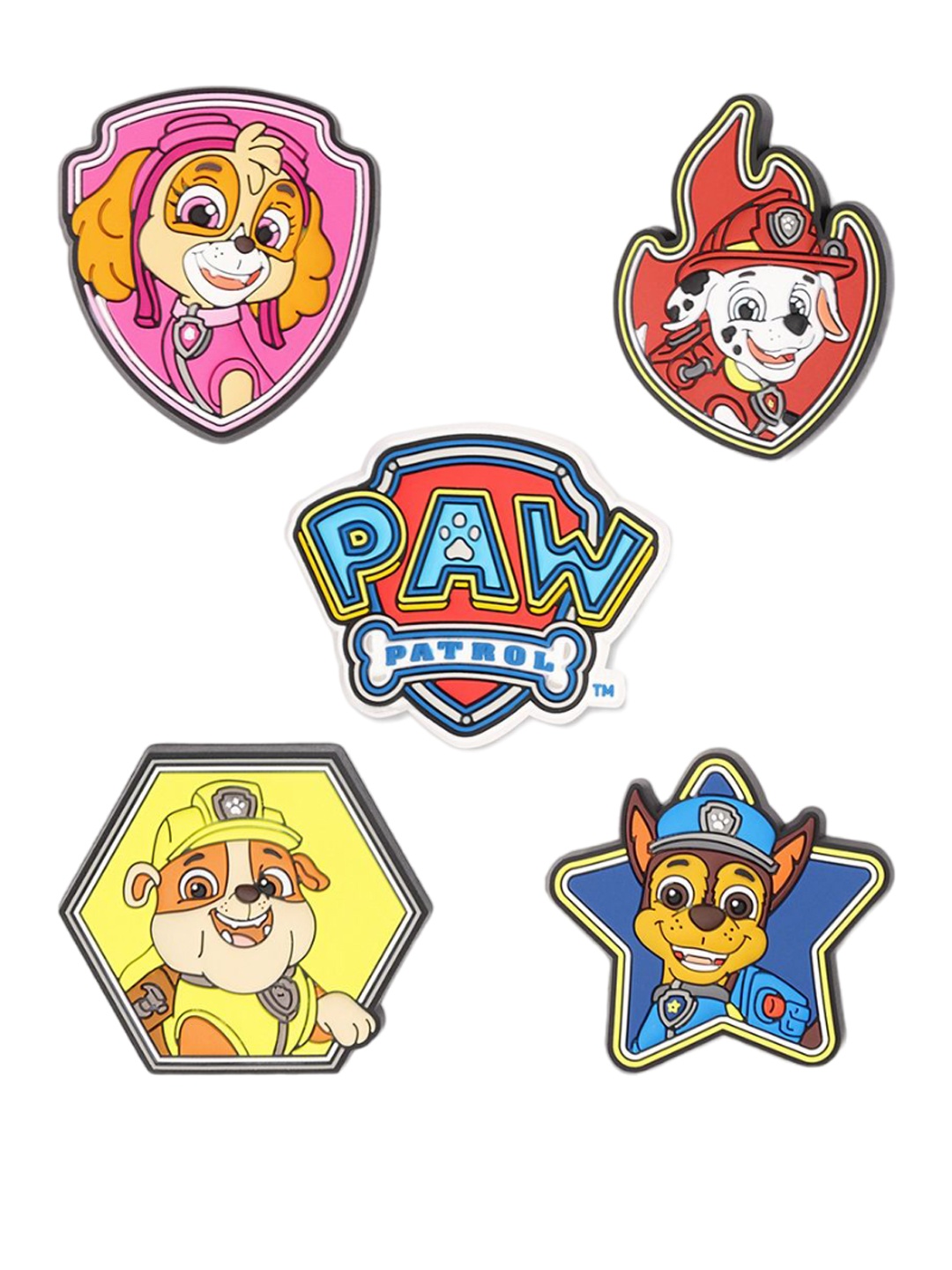 

Crocs 5-Pcs Paw Patrol Jibbitz, Green