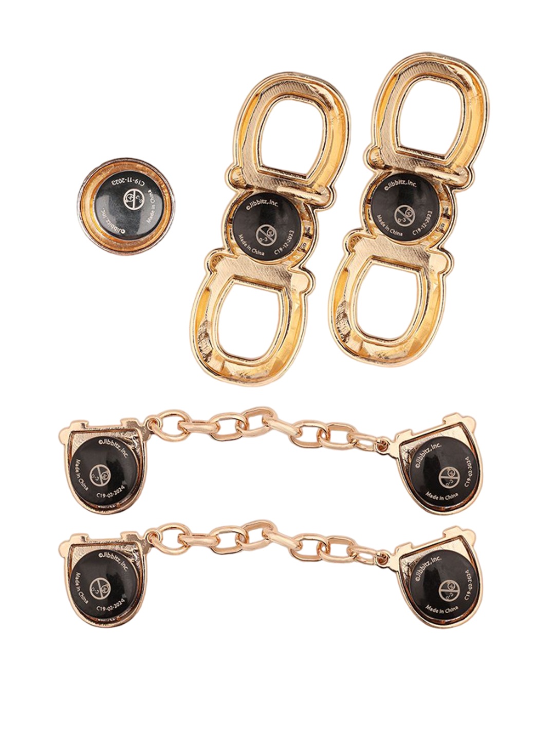 Crocs Recollect Shoelery 5 Pcs Shoe Charm Jibbits, Copper