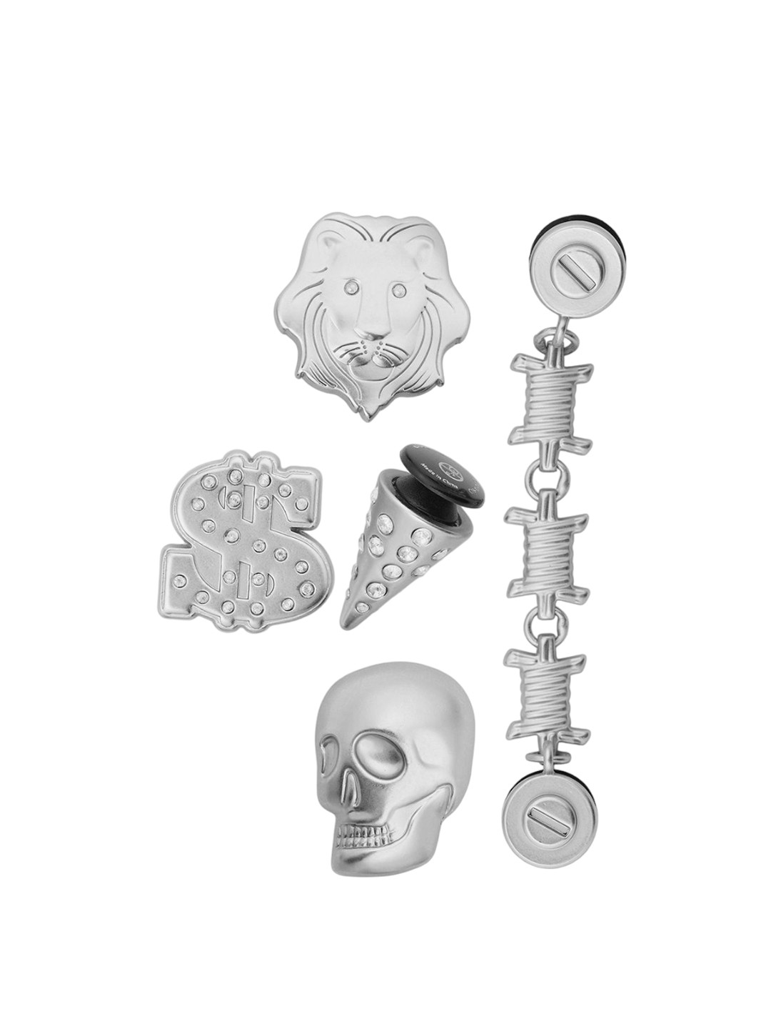 

Crocs 5-Pcs Bling Bling Shoe Charms Jibbitz, White