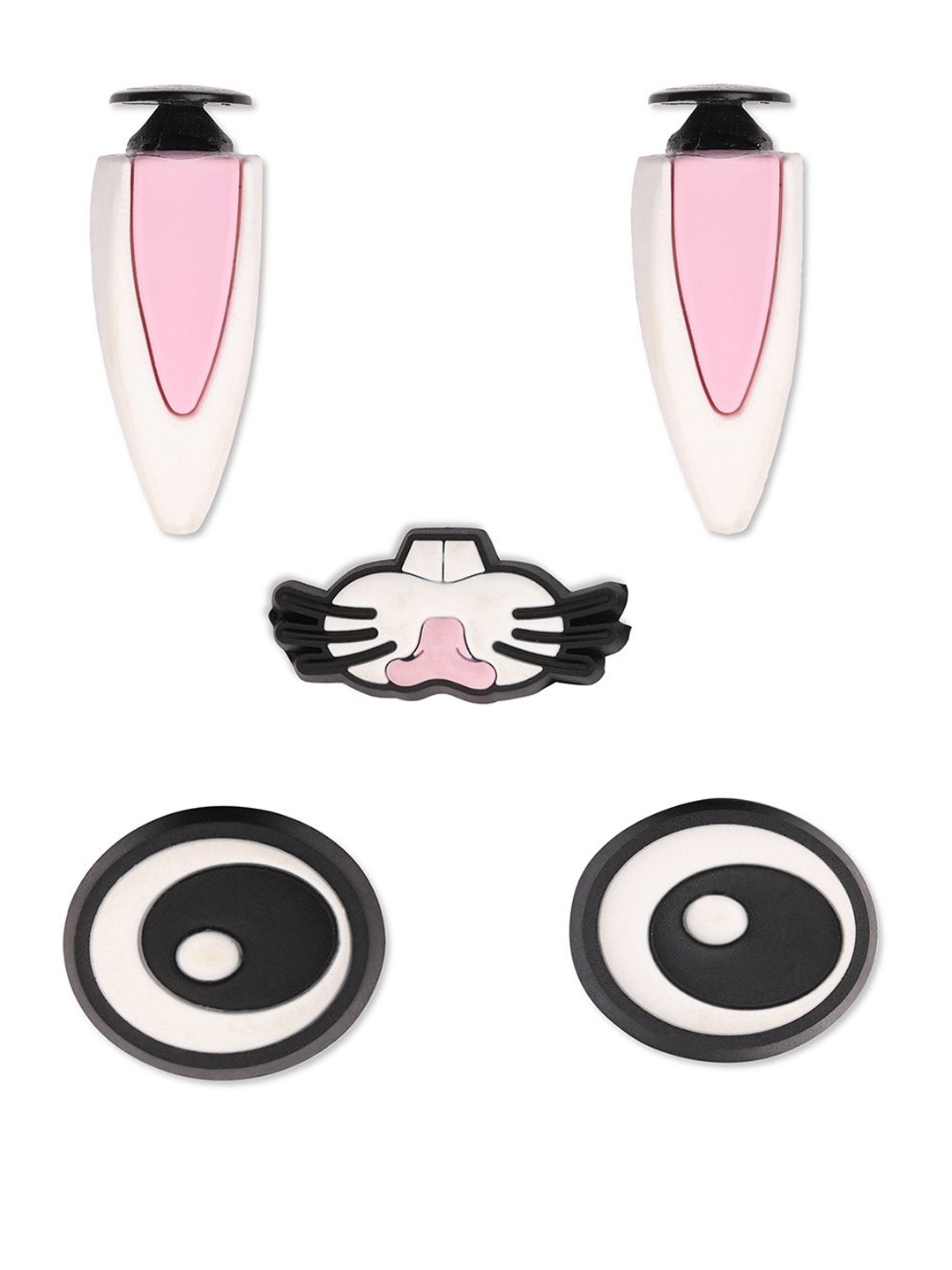 

Crocs 5-Pcs Rabbit Ear Set Jibbitz, White