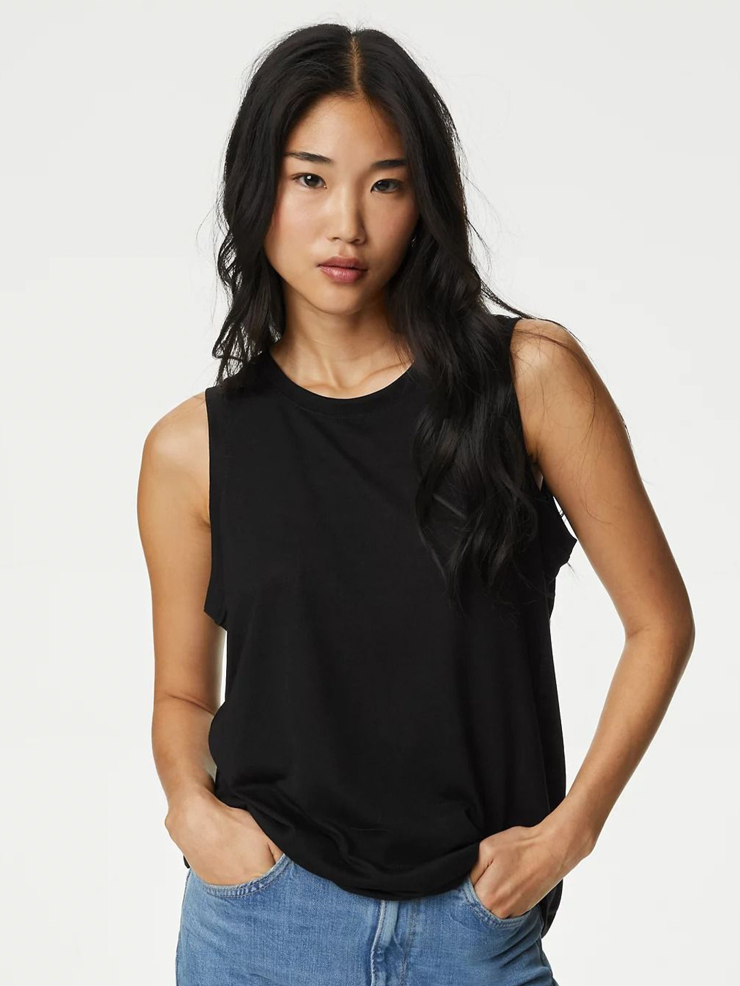 

Marks & Spencer Tank Top, Black