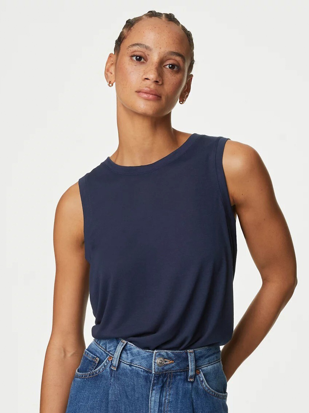 Marks & Spencer Top, Navy blue
