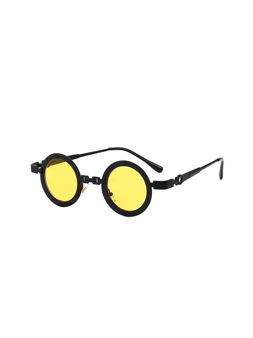 

AUGEN Unisex Round Sunglasses with UV Protected Lens, Yellow
