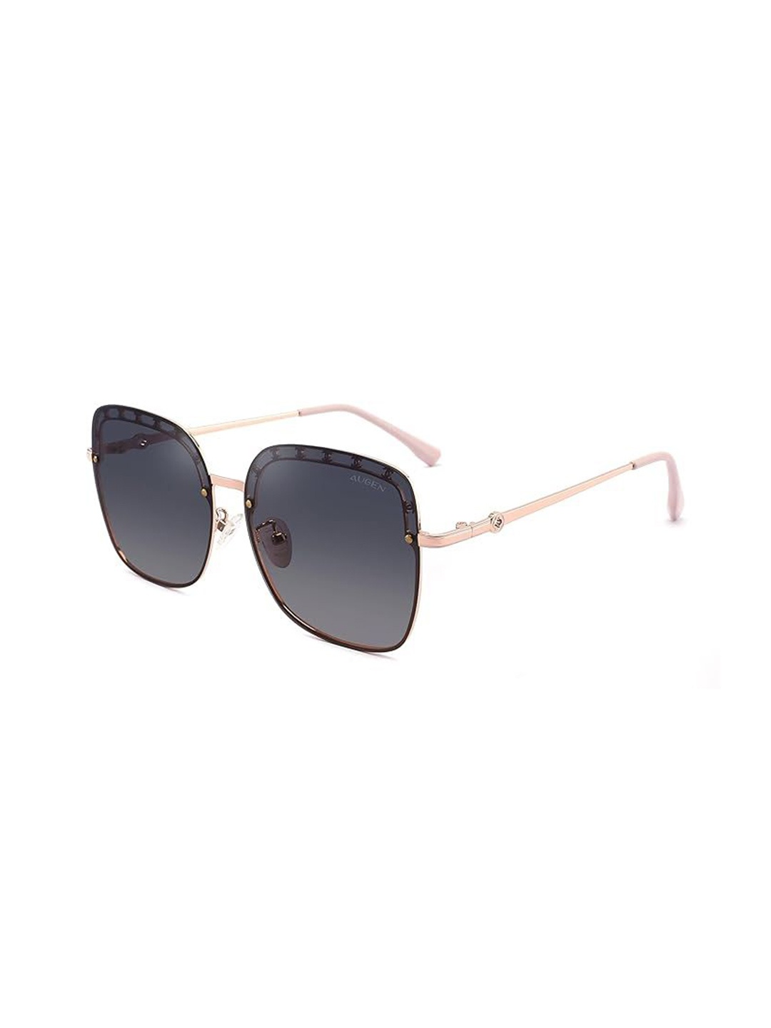 

AUGEN Unisex Square Sunglasses with UV Protected Lens, Black