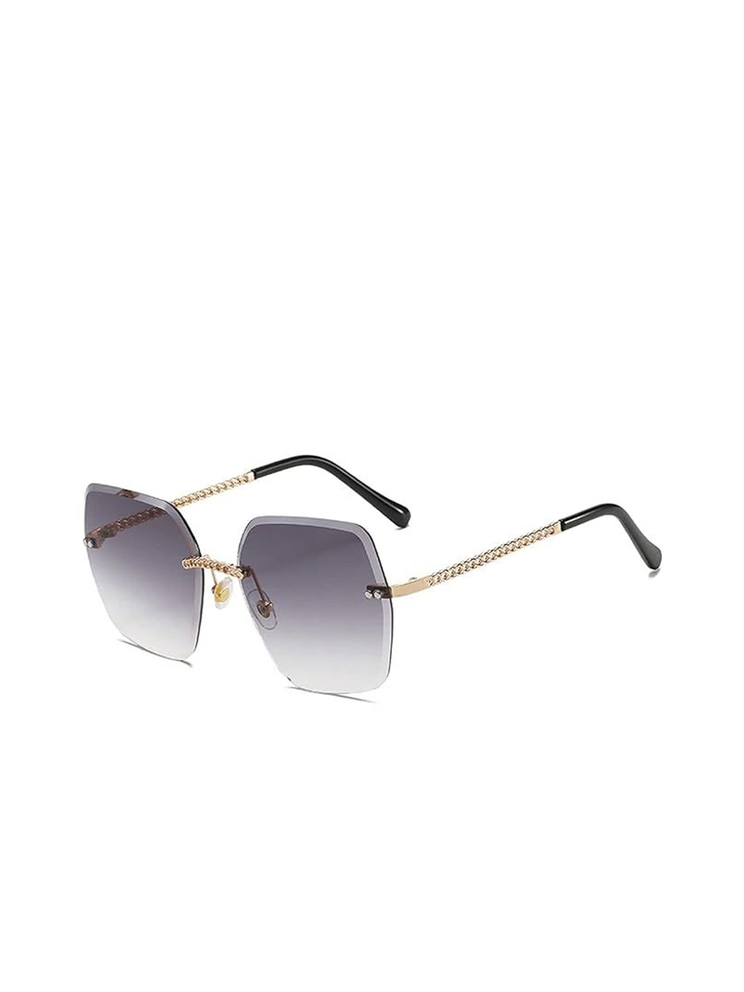 AUGEN Unisex Square Sunglasses with UV Protected Lens, Grey