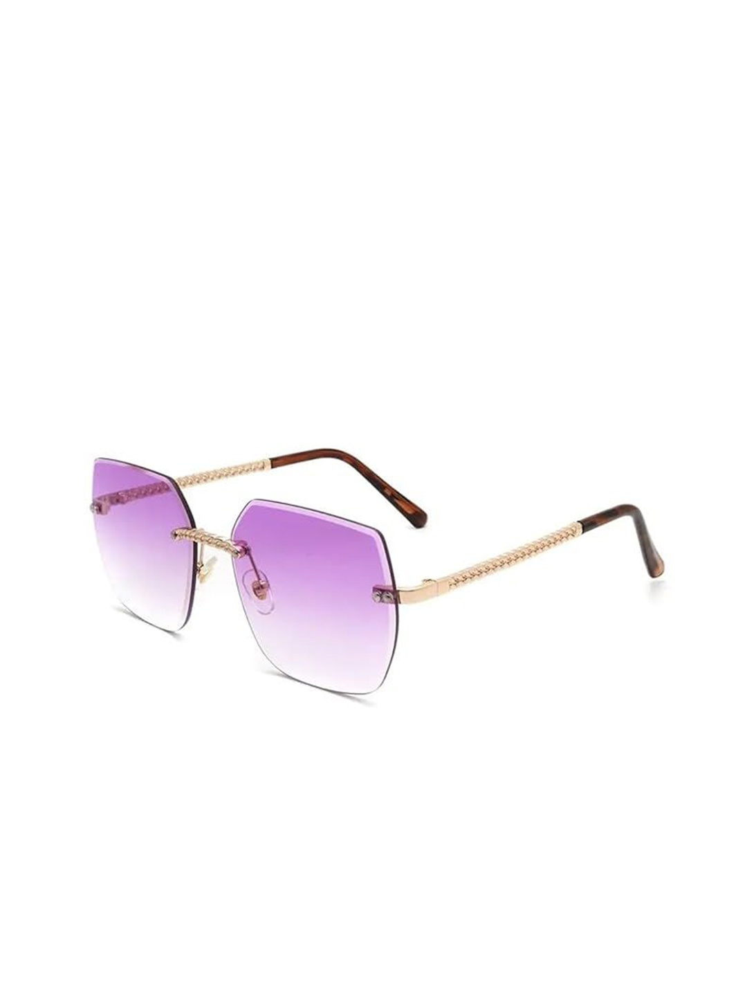 

AUGEN Unisex Browline Sunglasses with UV Protected Lens, Grey