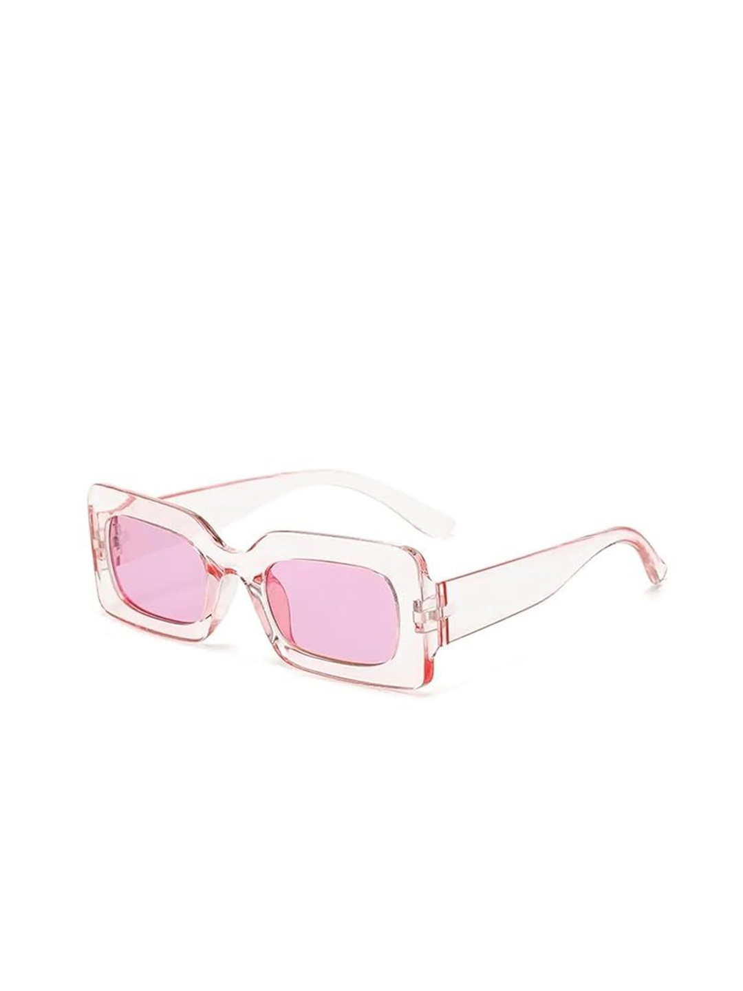 AUGEN Unisex Square Sunglasses with UV Protected Lens, Pink