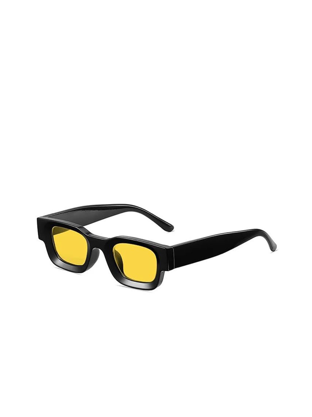 AUGEN Unisex Square Sunglasses with UV Protected Lens, Yellow