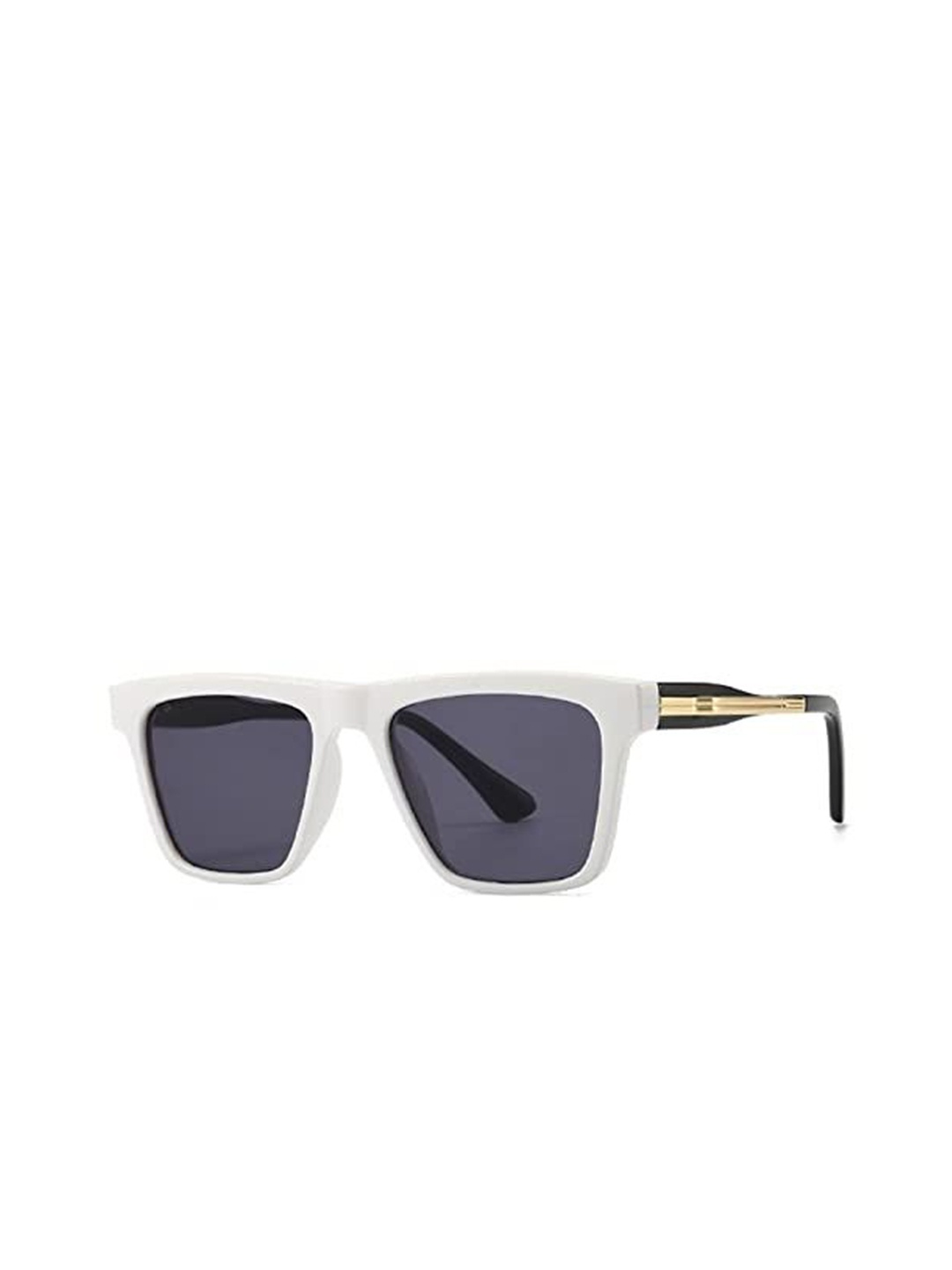 AUGEN Unisex Square Sunglasses with UV Protected Lens, Black