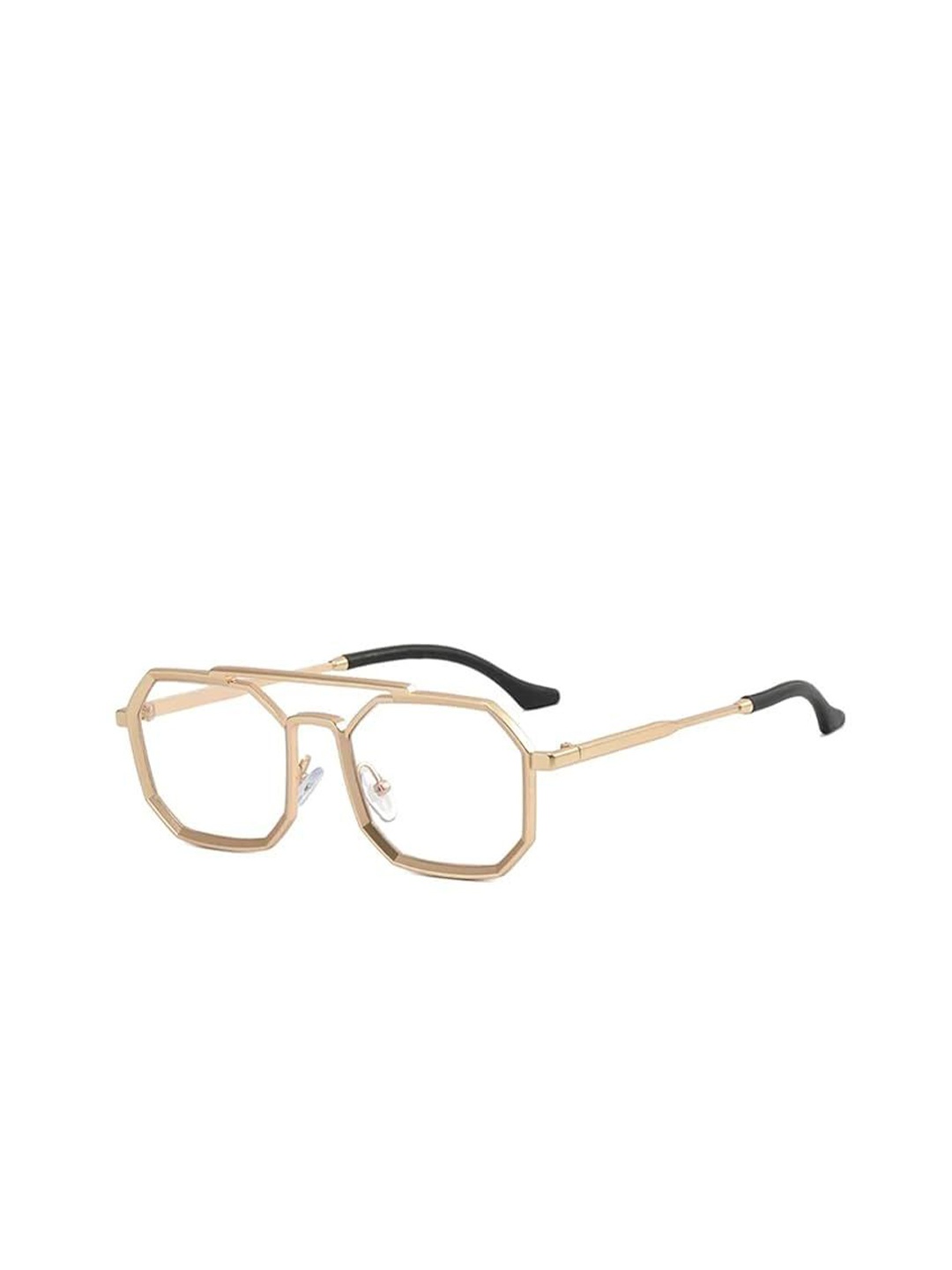 

AUGEN Unisex Square Sunglasses with UV Protected Lens, Transparent