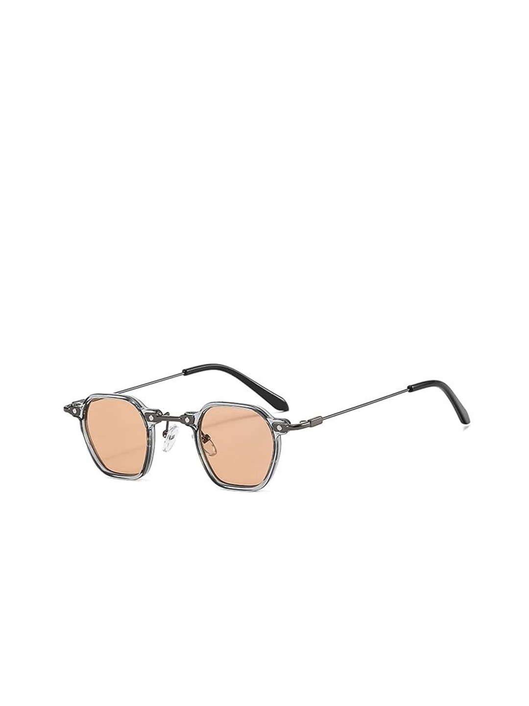 

AUGEN Unisex Round Sunglasses with UV Protected Lens, Brown