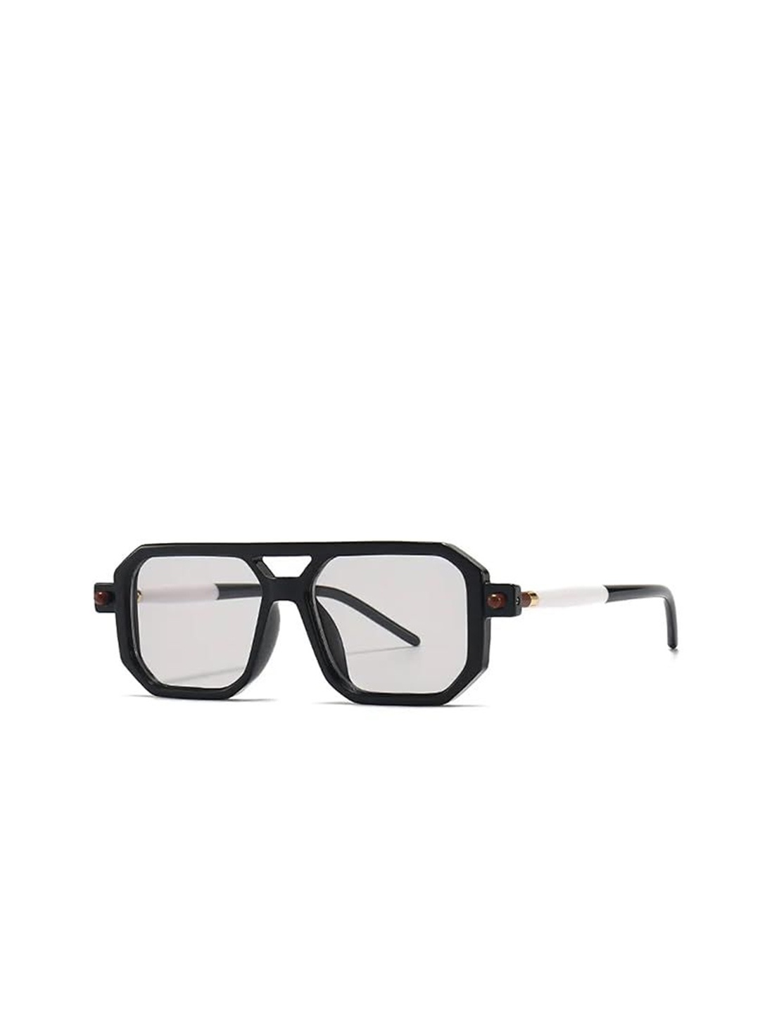 AUGEN Unisex Square Sunglasses with UV Protected Lens, Grey