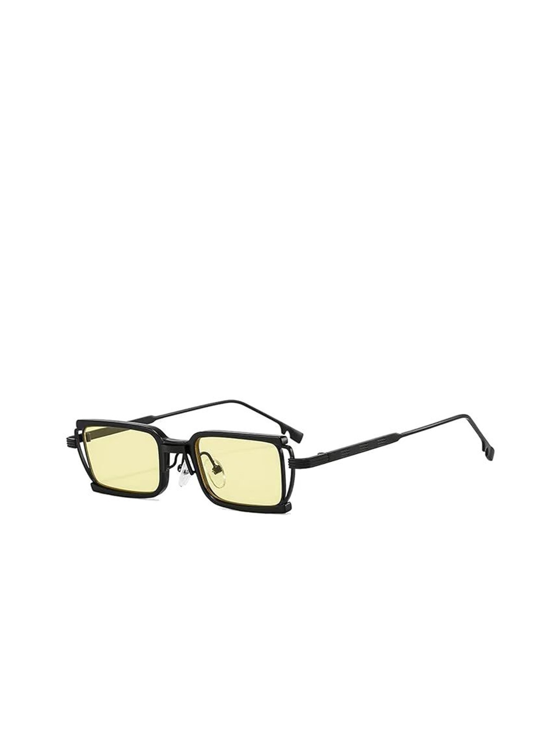 AUGEN Unisex Square Sunglasses with UV Protected Lens, Yellow