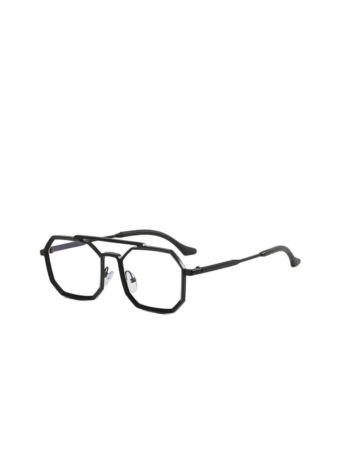 

AUGEN Unisex Square Sunglasses with UV Protected Lens, Black