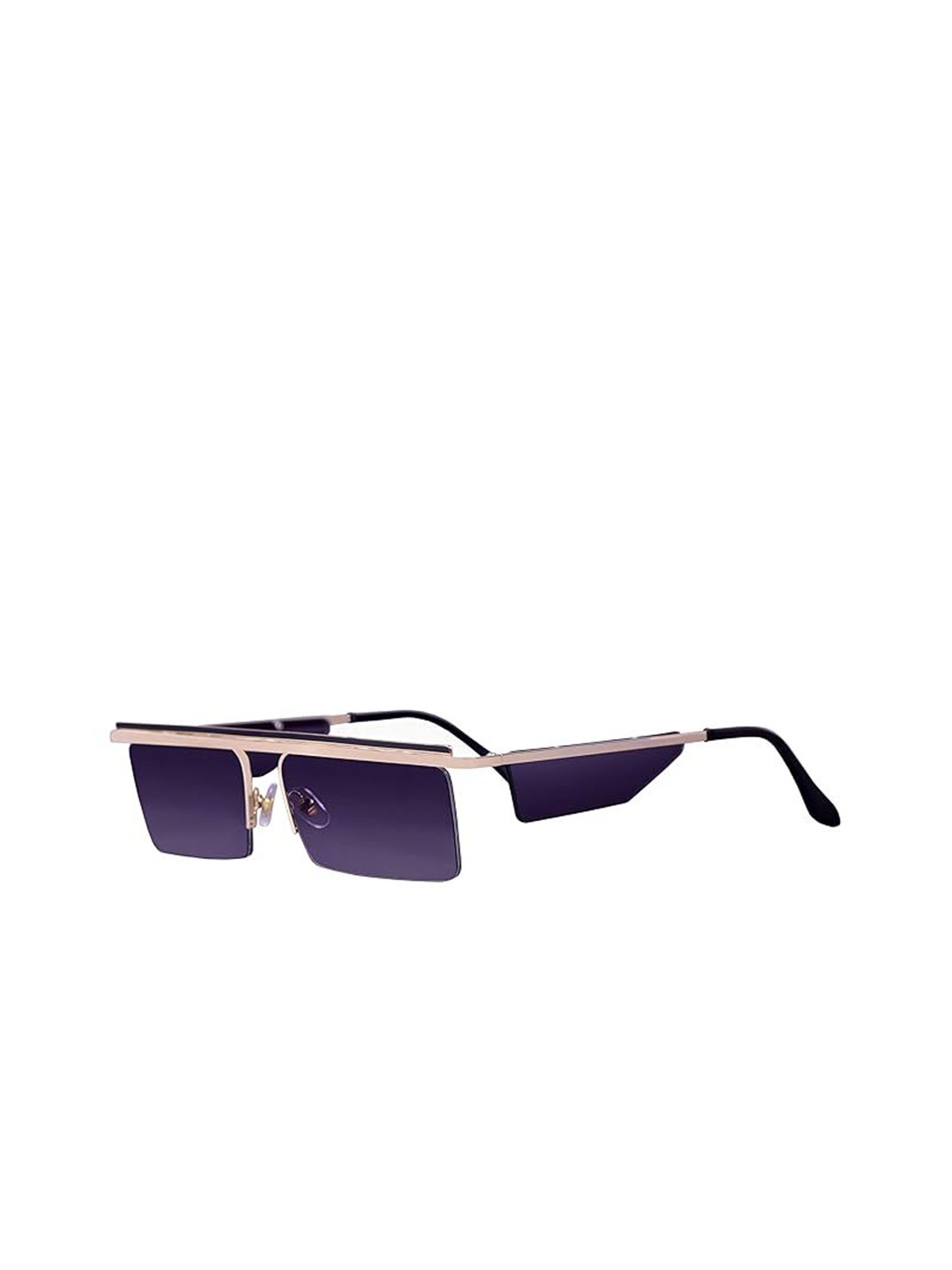 

AUGEN Unisex Square Sunglasses with UV Protected Lens, Black