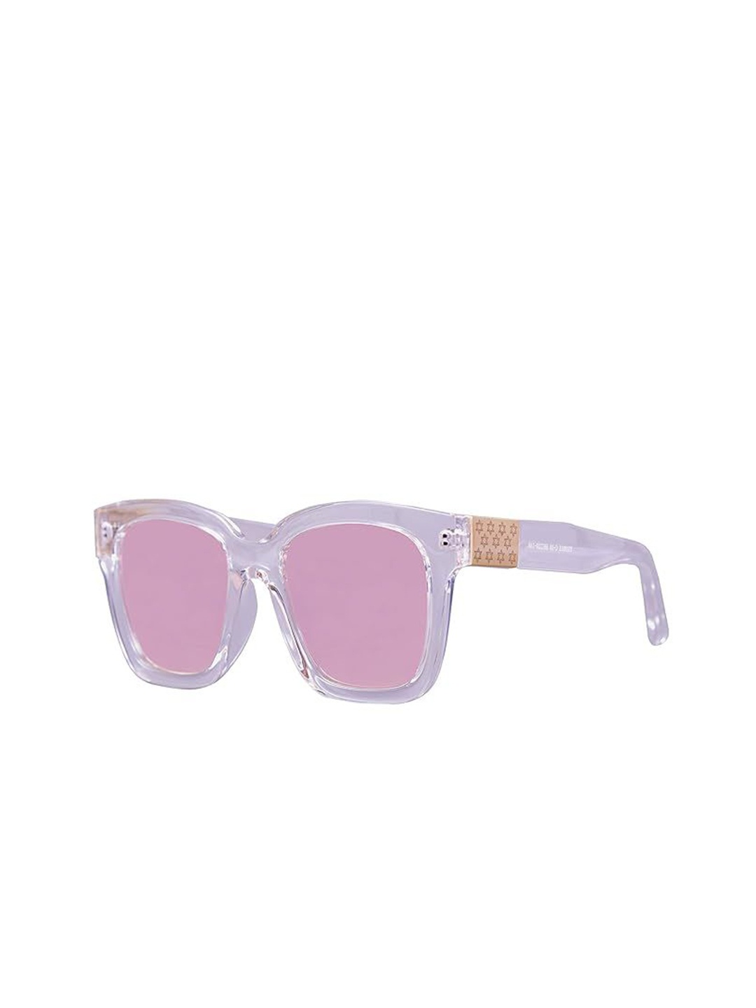 AUGEN Unisex Square Sunglasses with UV Protected Lens, Pink