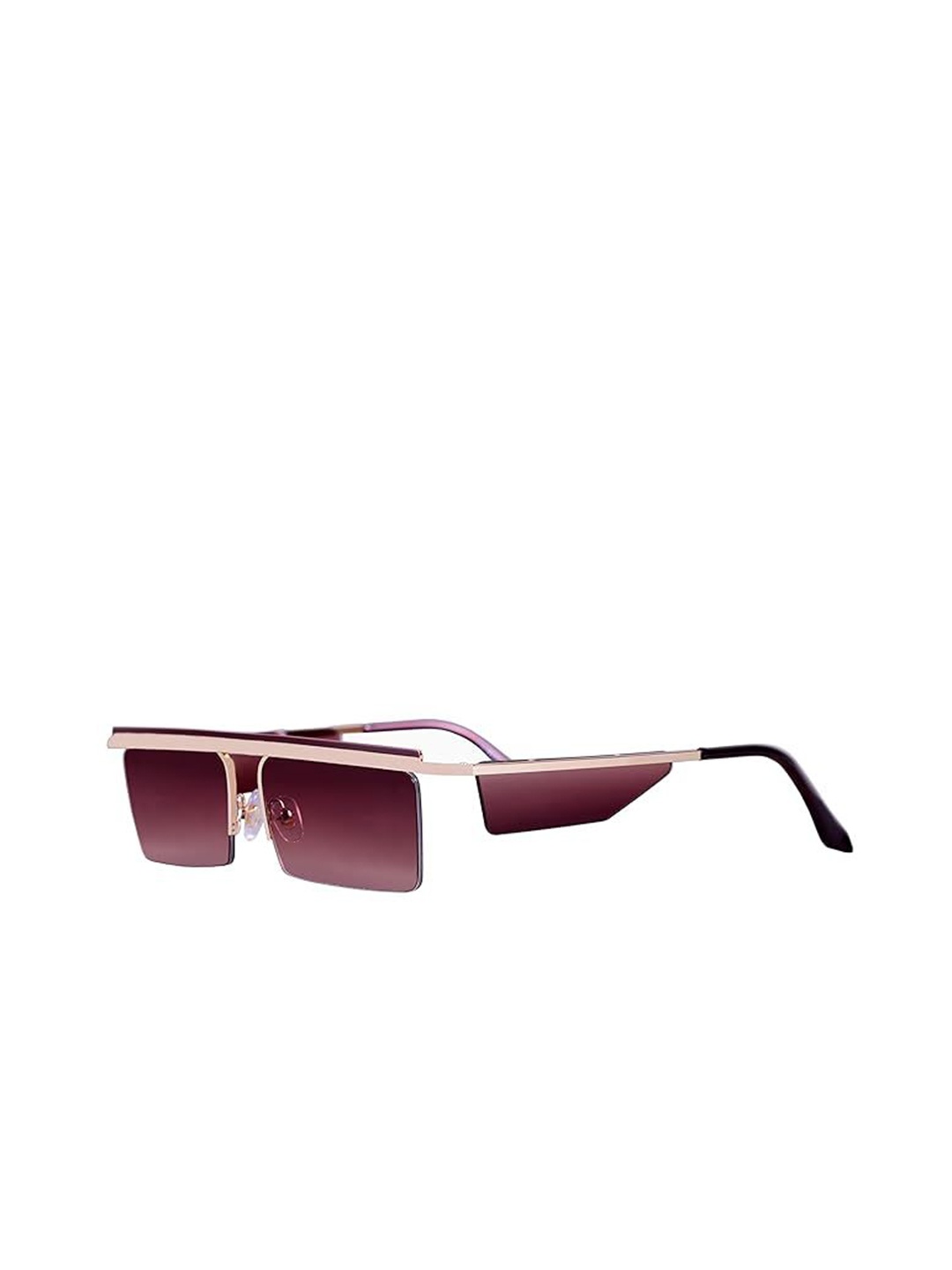 

AUGEN Unisex Square Sunglasses with UV Protected Lens, Brown