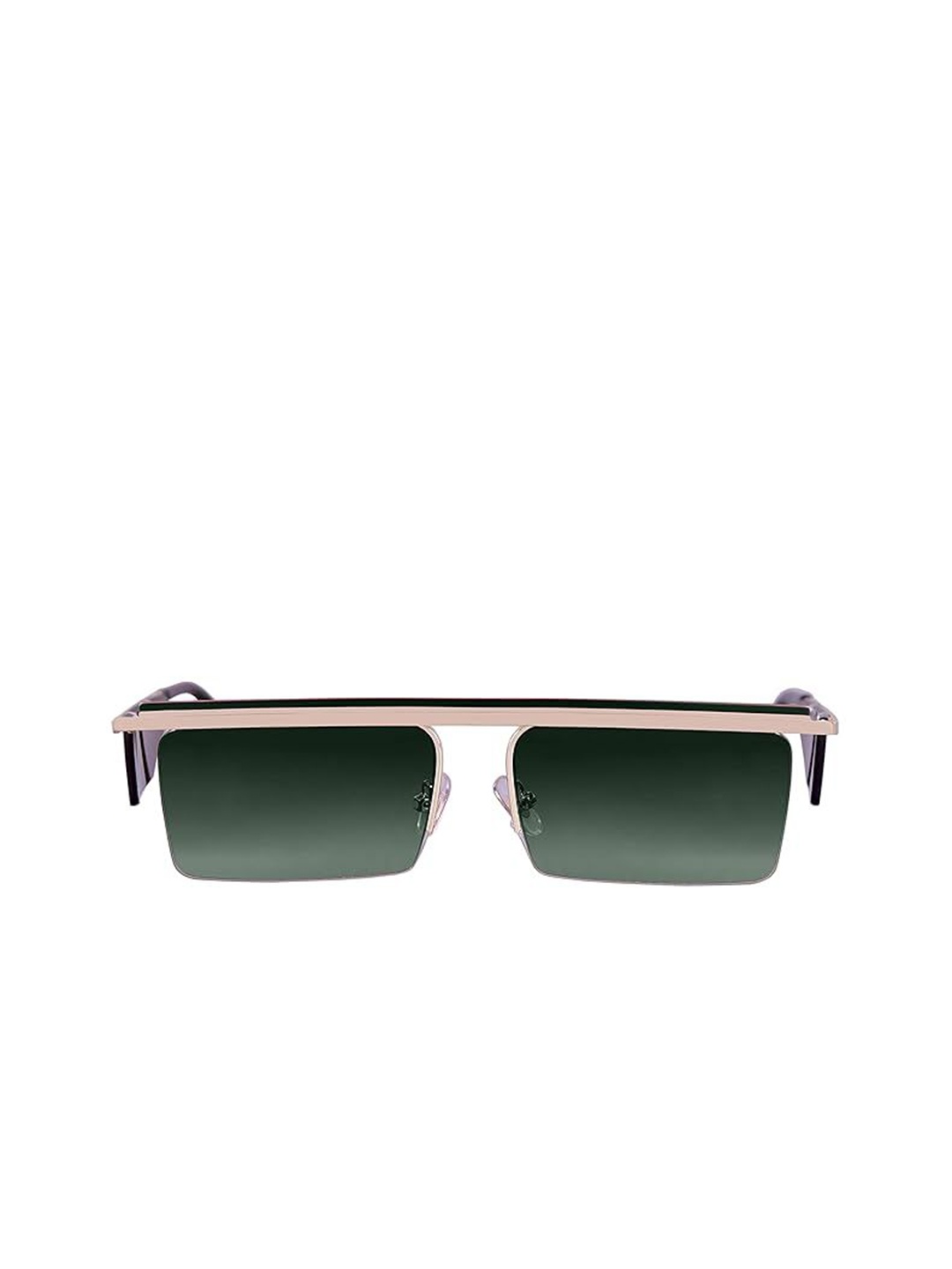 AUGEN Unisex Rectangle Sunglasses with UV Protected Lens, Green