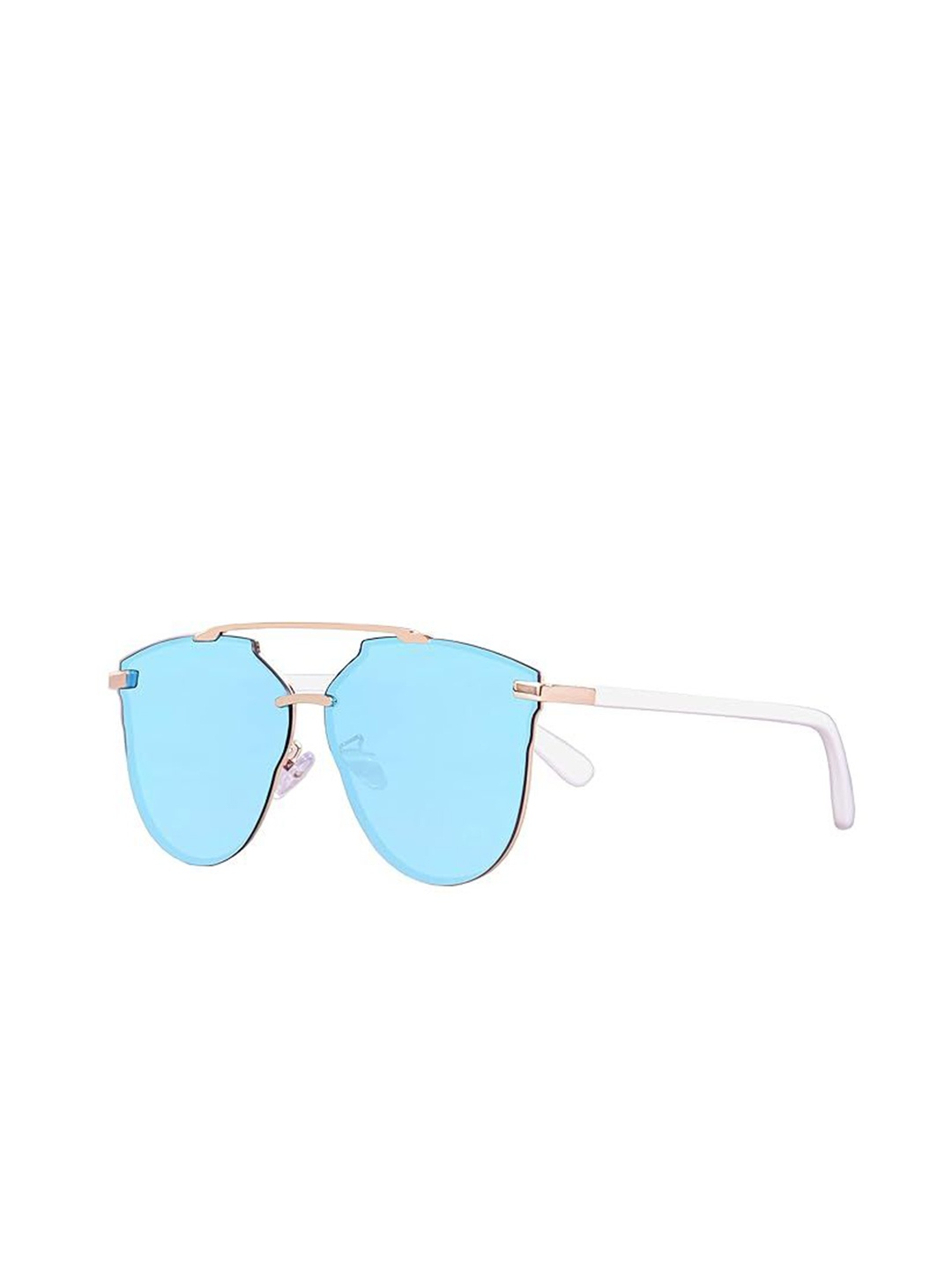 

AUGEN Unisex Oval Sunglasses with UV Protected Lens, Blue