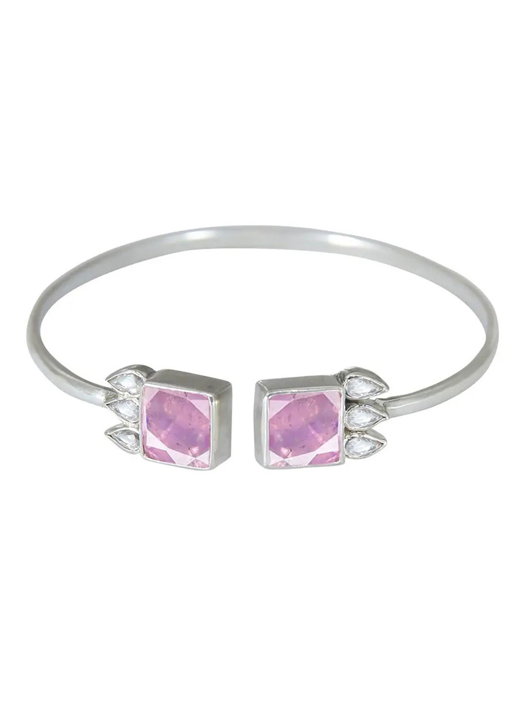 

Unniyarcha Silver-Plated Cuff Bracelet