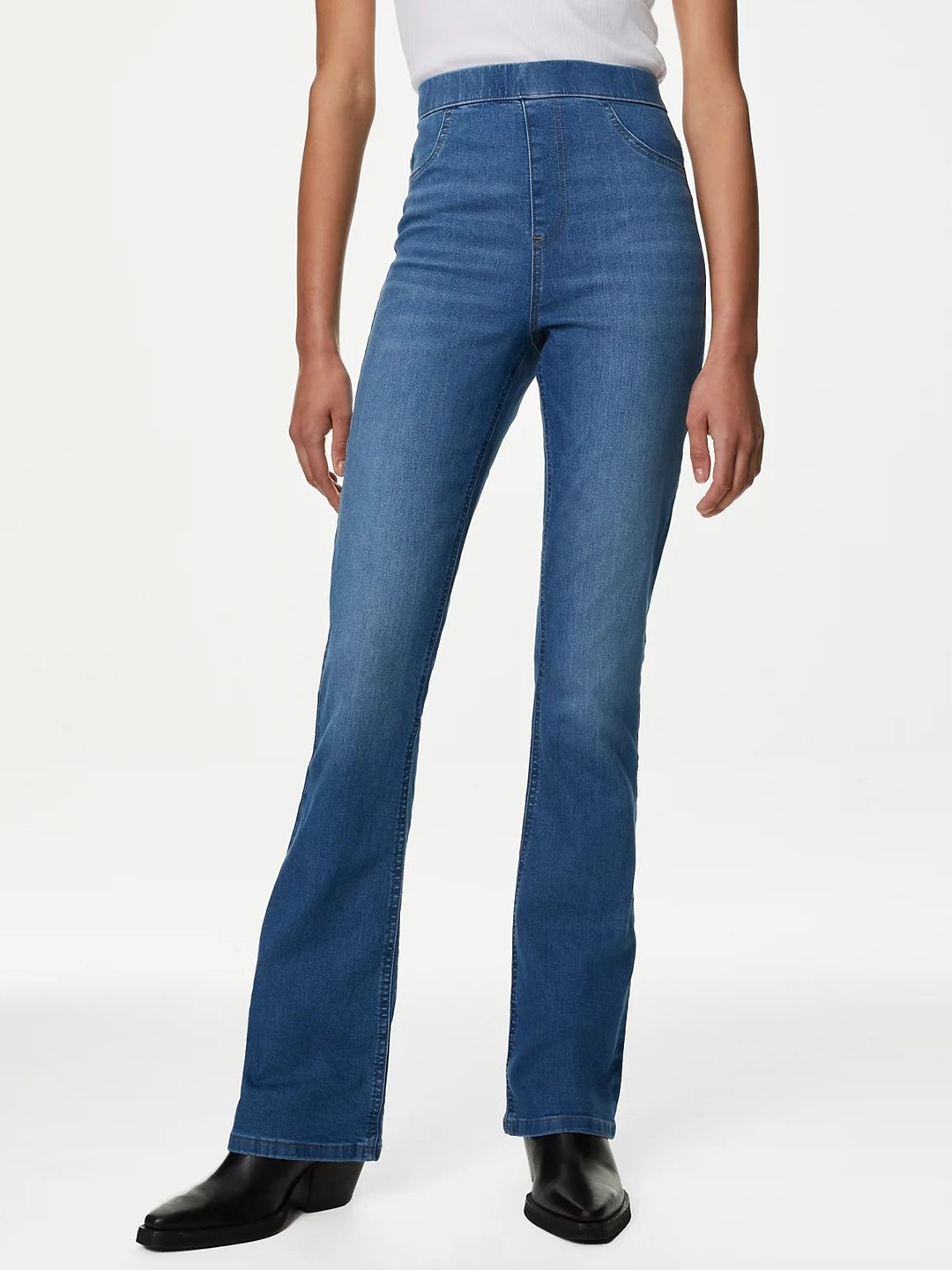 

Marks & Spencer Women Bootcut Denim, Blue