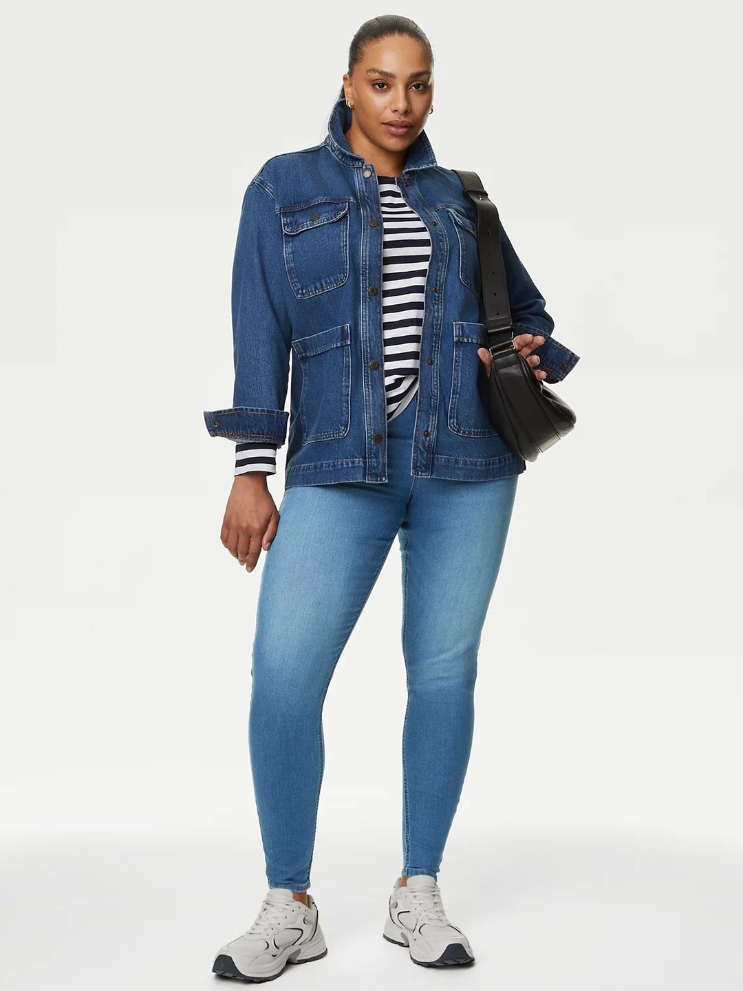 

Marks & Spencer Women Skinny Fit Denim, Blue