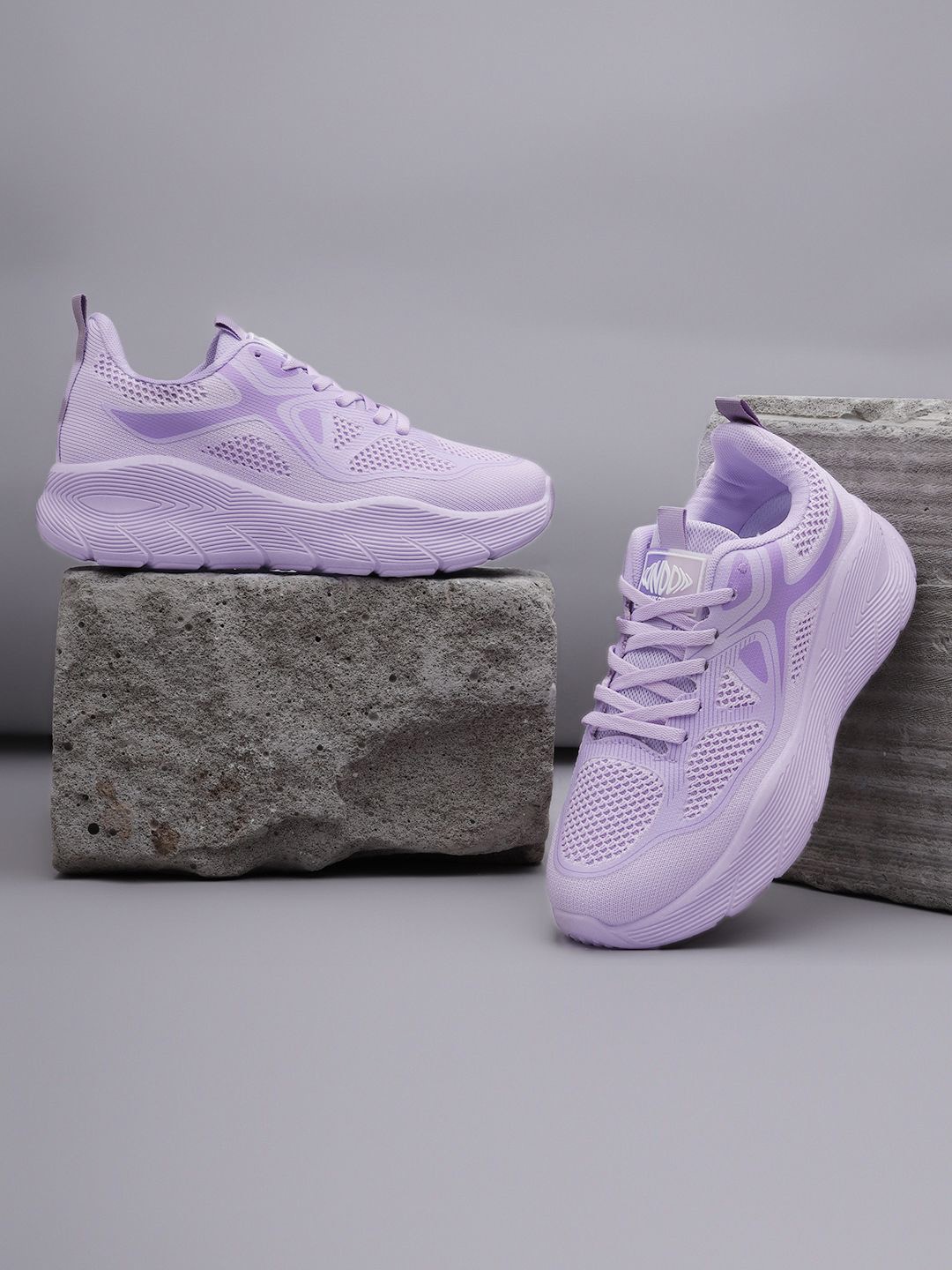 

Truffle Collection Women Printed Sneakers, Purple
