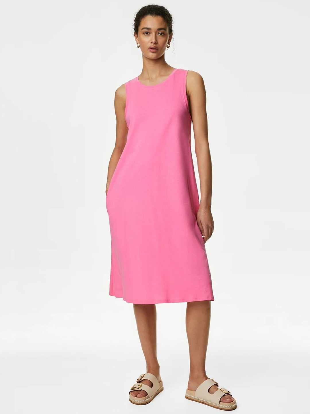 

Marks & Spencer A-Line Dress, Pink