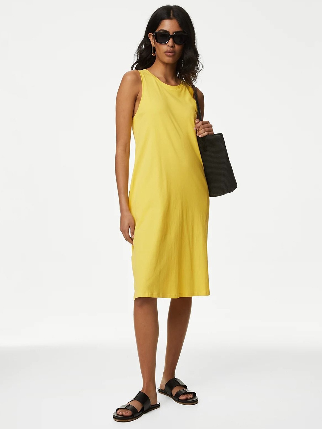 

Marks & Spencer A-Line Dress, Yellow
