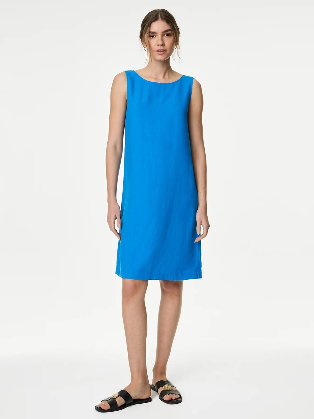 Marks & Spencer A-Line Dress, Blue