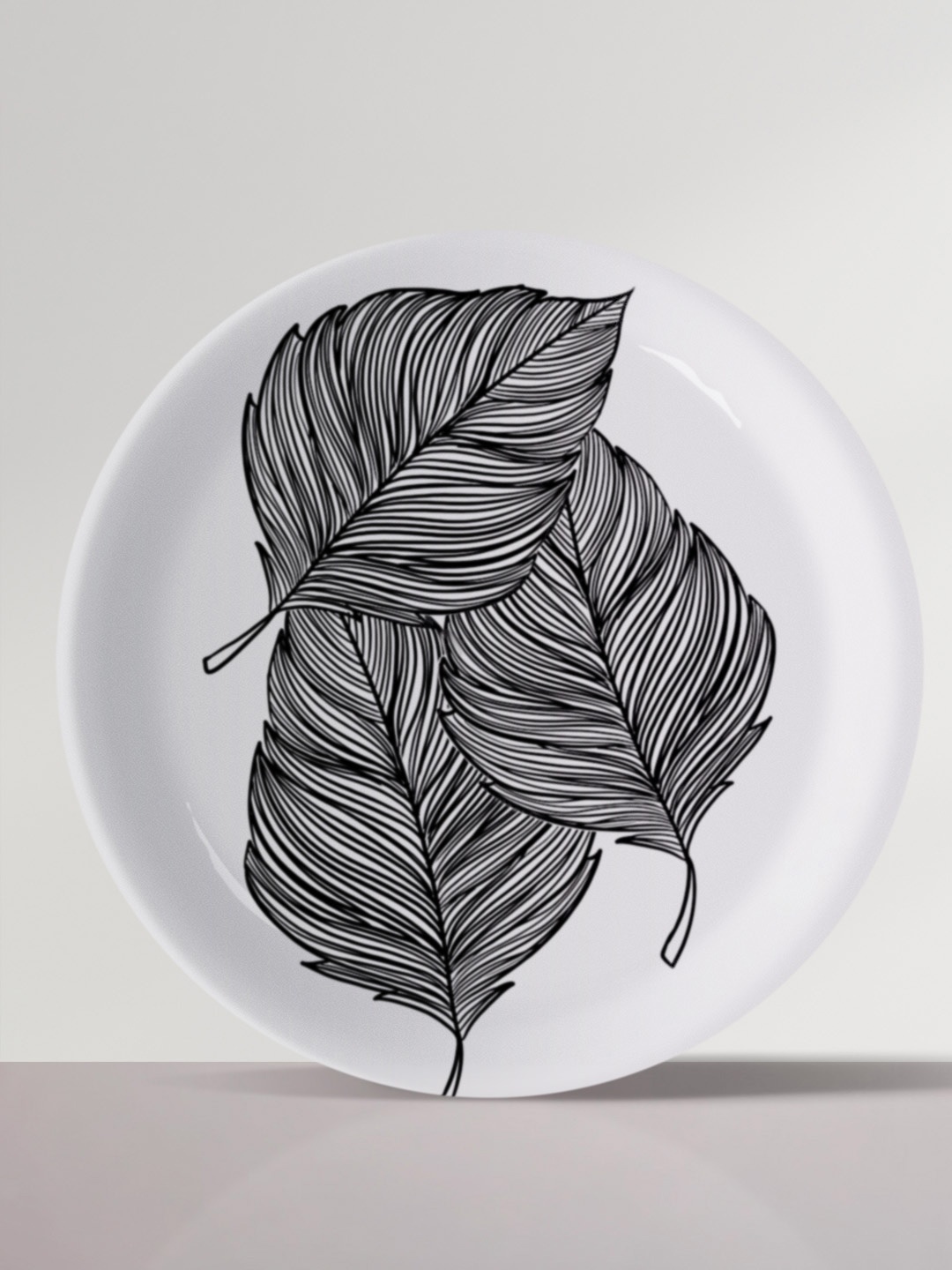 

Nestroots Black & White Printed Ceramic Wall Plates