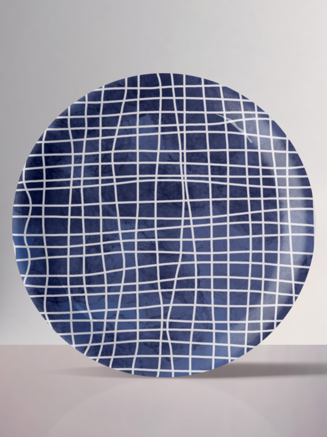 

nestroots Blue & White Whispering Waterfall Wall Decor Plate