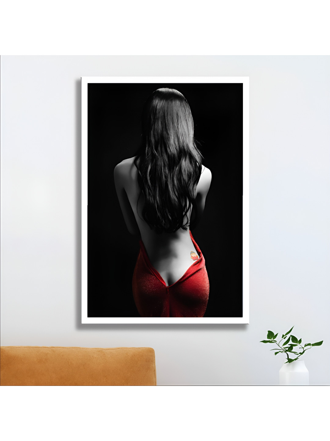 

Aura Black & Red 1 Piece Wood Other Wall Paintings