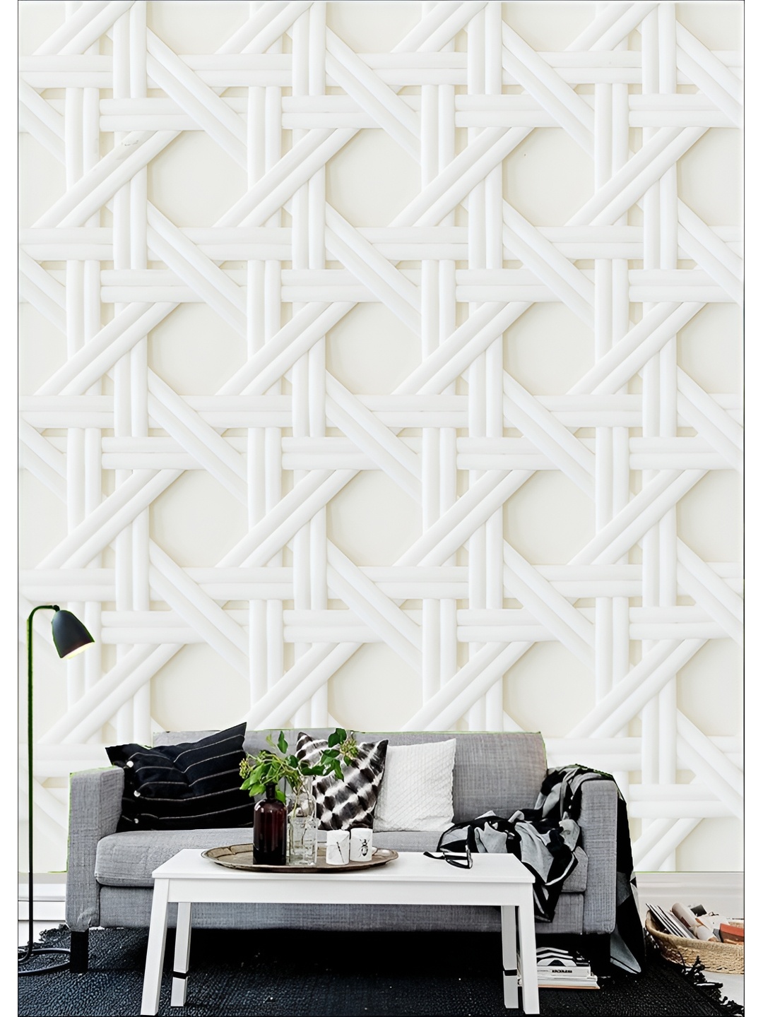 

Aura White Printed Self-Adhesive Wall Sicker