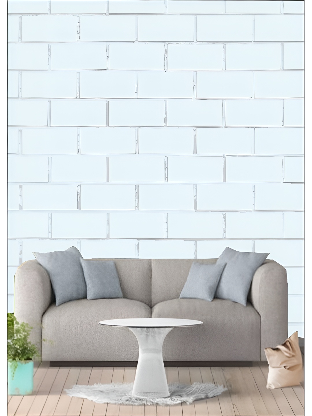 

Aura Blue Printed Self-Adhesive Wall Sicker