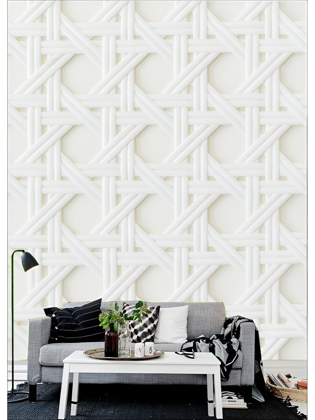 

Aura White Printed Self-Adhesive Wall Sicker
