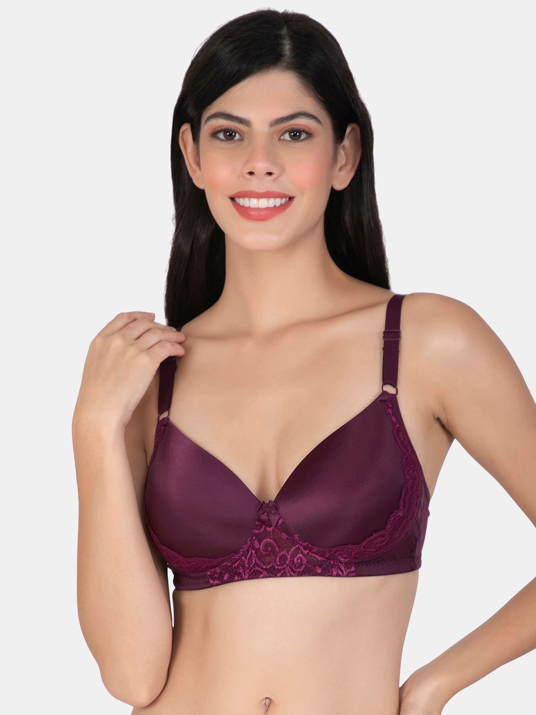 

Tweens Bra Full Coverage Lightly Padded, Maroon