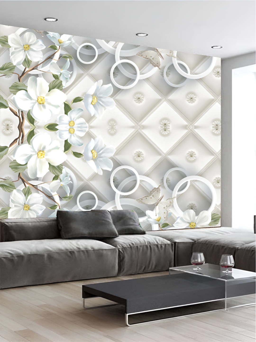 

Aura Grey Printed Self-Adhesive Wall Sicker