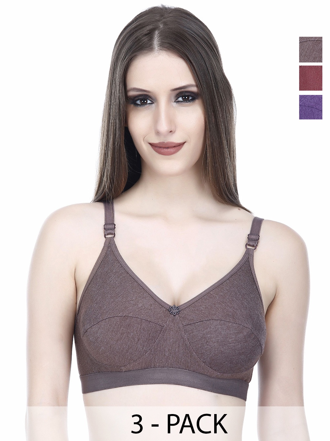 

elina Bra Full Coverage, Maroon