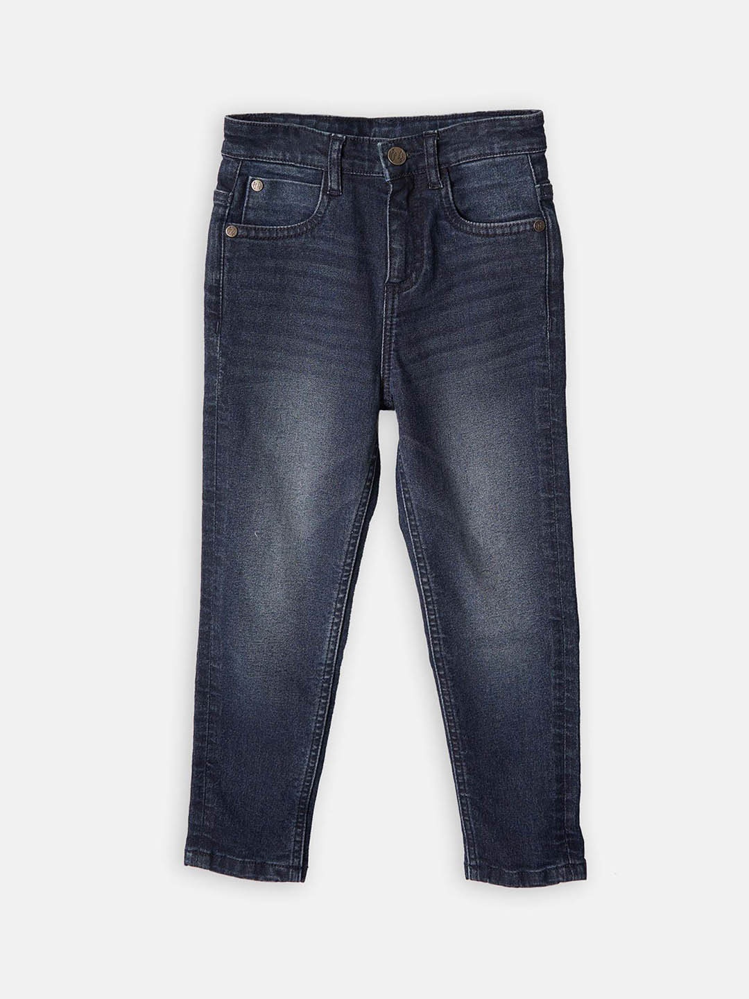 

Angel & Rocket Boys Slim Fit Mildly Distressed Light Fade Stretchable Jeans, Blue